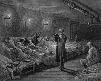Scripture Reader in a Night Refuge, from 